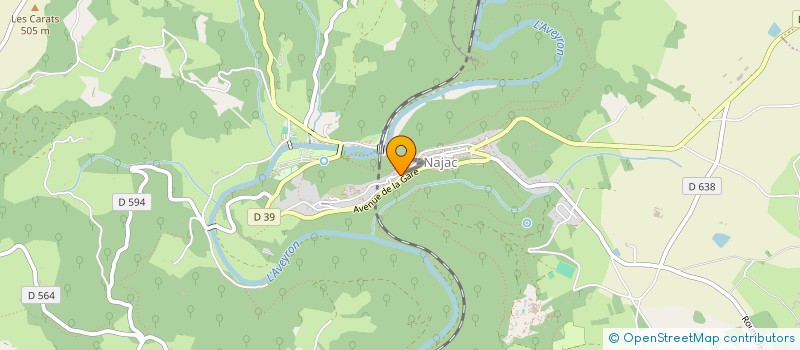 localisation de l'entreprise EMILIE LAFON  NAJAC