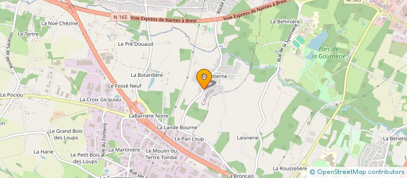 localisation de l'entreprise EMILIE LANOE à COUERON
