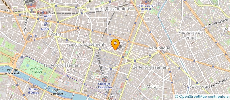 localisation de l'entreprise EMILIE METRE TEXTILES à PARIS