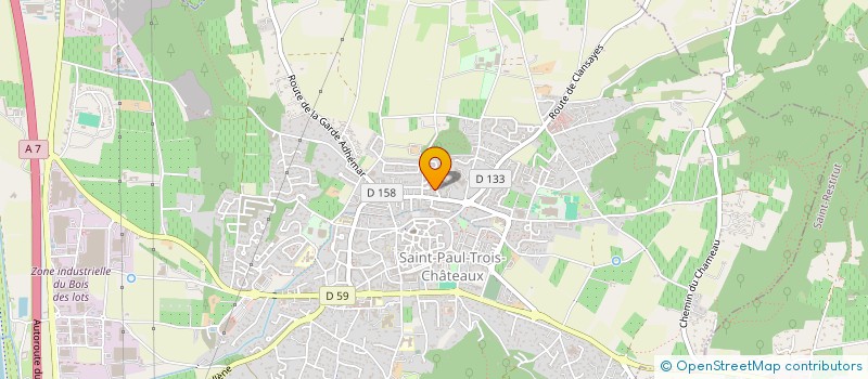 localisation de l'entreprise EMILIE MORIER SPORTS  SAINT-PAUL-TROIS-CHATEAUX