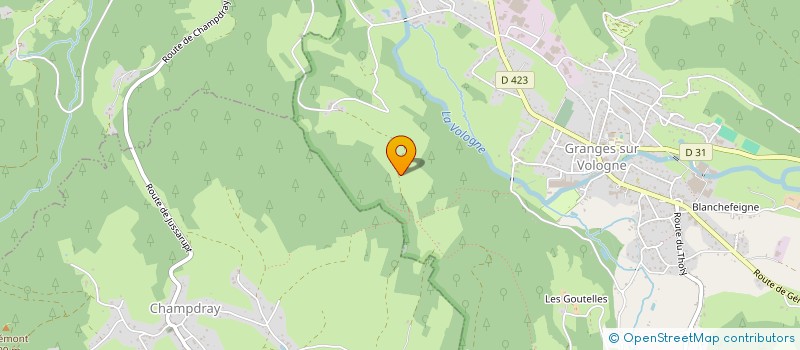 localisation de l'entreprise EMILIE PARET & STEPHANIE PILLOT  GRANGES-AUMONTZEY