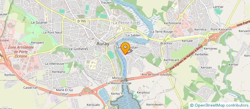 localisation de l'entreprise EMILIE PLANEDENN à AURAY