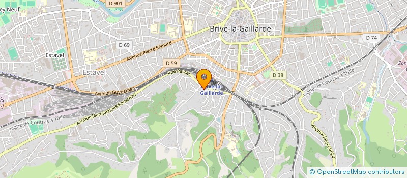 localisation de l'entreprise EMILIE PRESS&CO  BRIVE-LA-GAILLARDE