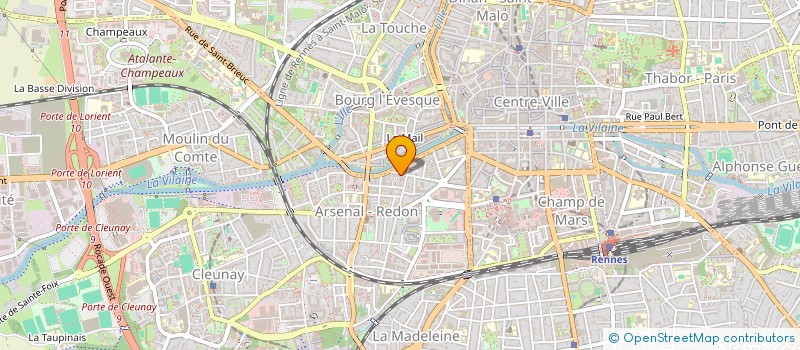 localisation de l'entreprise EMILIE RAVAUT ARCHITECTE  RENNES