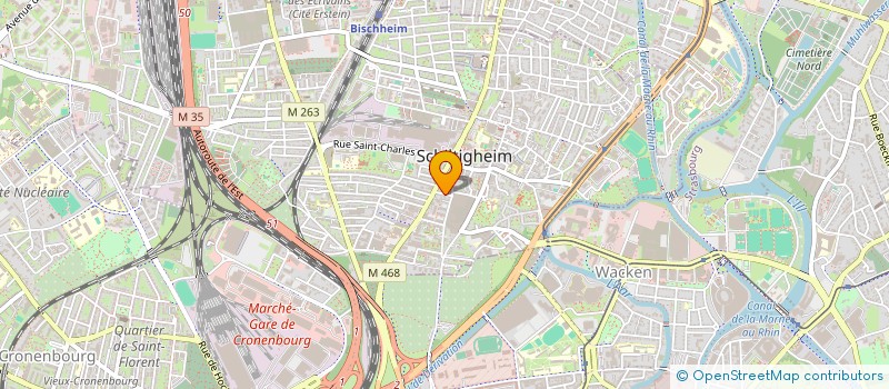 localisation de l'entreprise EMILIE ROBERT ARCHITECTE  SCHILTIGHEIM