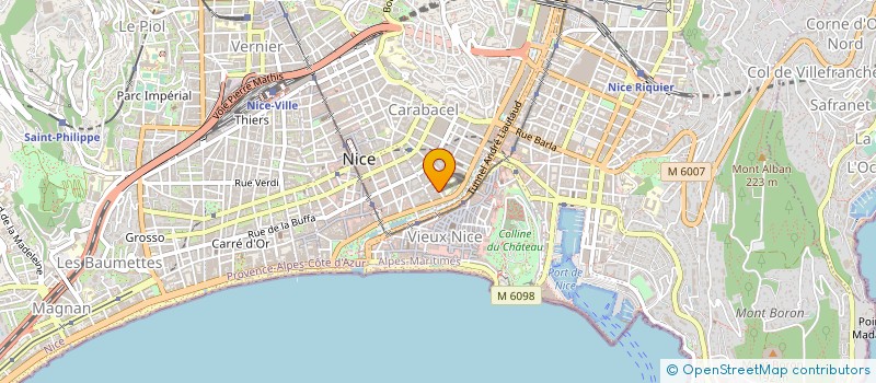 localisation de l'entreprise EMILIE ROBIN à NICE