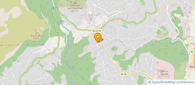 localisation de l'entreprise EMILIE TAXI  SAINT-JEANNET