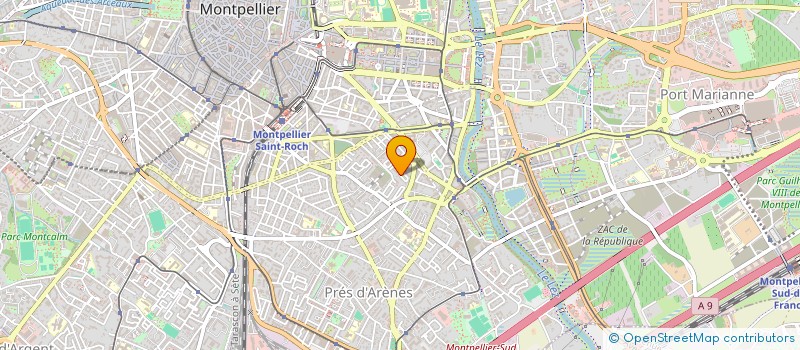 localisation de l'entreprise EMILIEN à MONTPELLIER