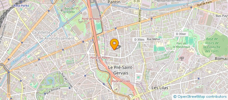 localisation de l'entreprise EMILIEN ASSOULINE  LE PRE-SAINT-GERVAIS