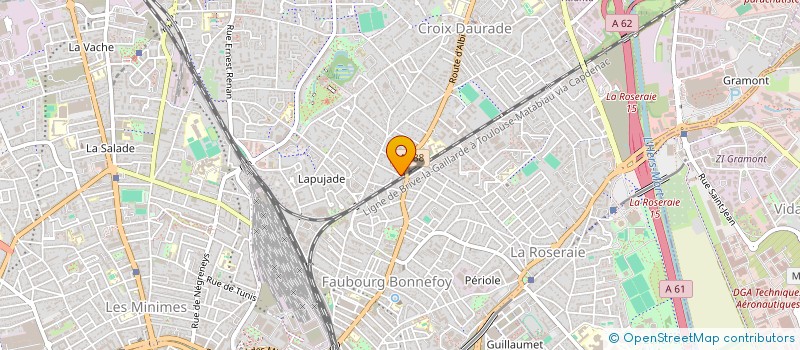 localisation de l'entreprise EMILIEN JOUANDO  TOULOUSE