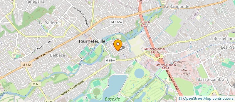 localisation de l'entreprise EMILIEN ROUGER  TOURNEFEUILLE