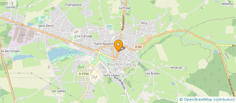 localisation de l'entreprise EMILINK  BOURBON-LANCY
