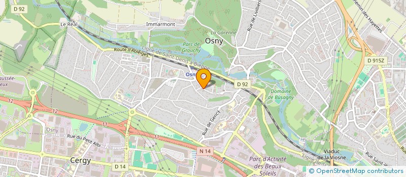 localisation de l'entreprise EMILINK  OSNY