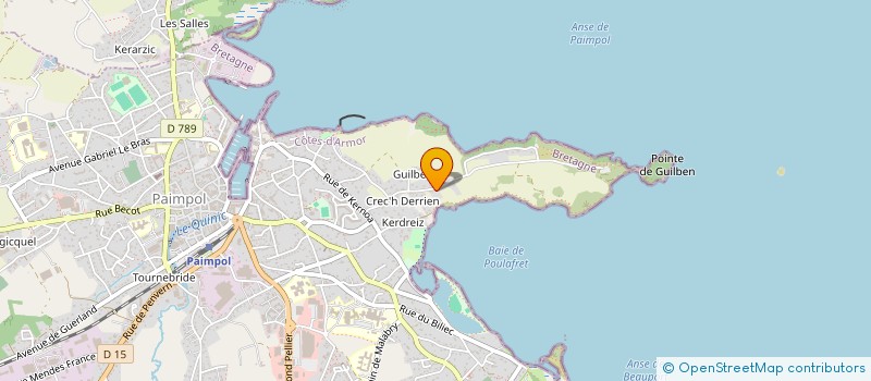 localisation de l'entreprise EMILIO  PAIMPOL