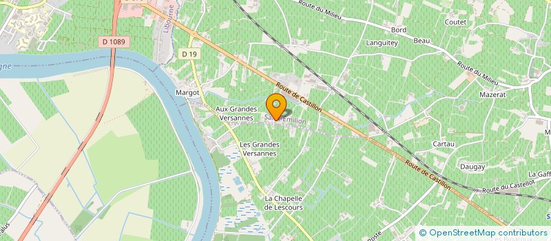 localisation de l'entreprise EMILION à SAINT-EMILION
