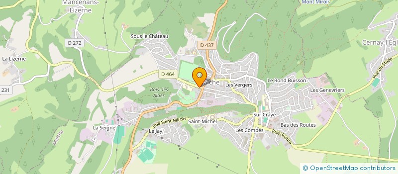 localisation de l'entreprise EMILO à MAICHE