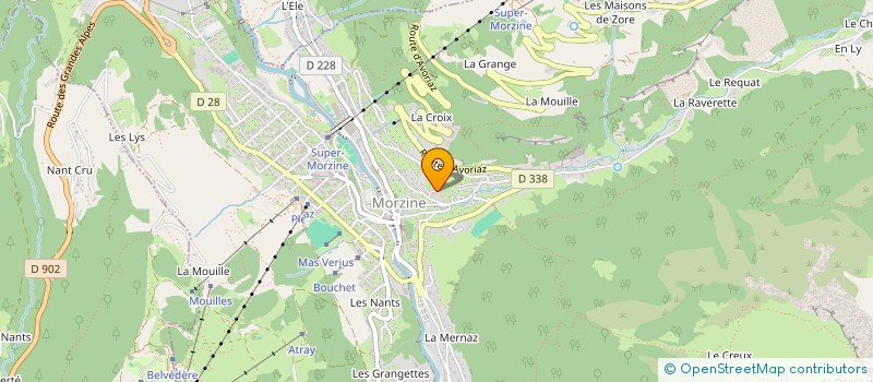 localisation de l'entreprise EMILOU  MORZINE