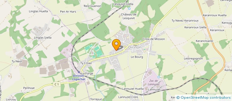 localisation de l'entreprise EMILY à DIRINON