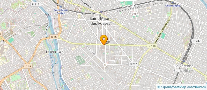 localisation de l'entreprise EMILY GARDEN  SAINT-MAUR-DES-FOSSES