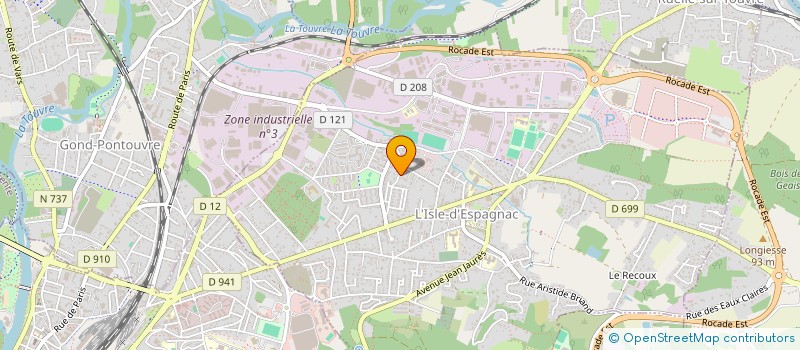localisation de l'entreprise EMILY&S  L'ISLE-D'ESPAGNAC