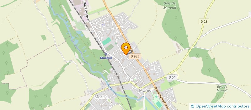 localisation de l'entreprise EMIMAT à MOREUIL