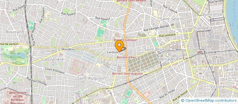 localisation de l'entreprise EMIMAX  BORDEAUX