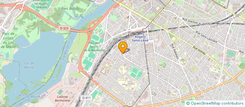 localisation de l'entreprise EMIMMO à ANGERS