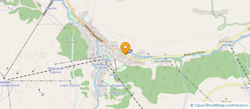 localisation de l'entreprise EMIMO  VAL-D'ISERE