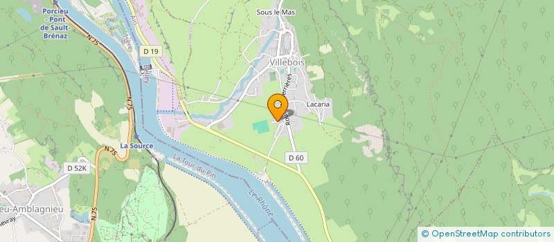 localisation de l'entreprise EMIN  VILLEBOIS