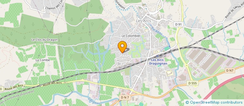 localisation de l'entreprise EMIN à LES ARCS