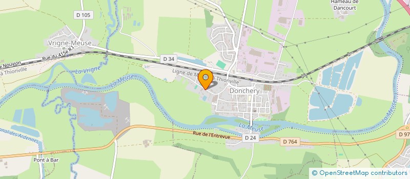 localisation de l'entreprise EMINA PROXIMITE  DONCHERY