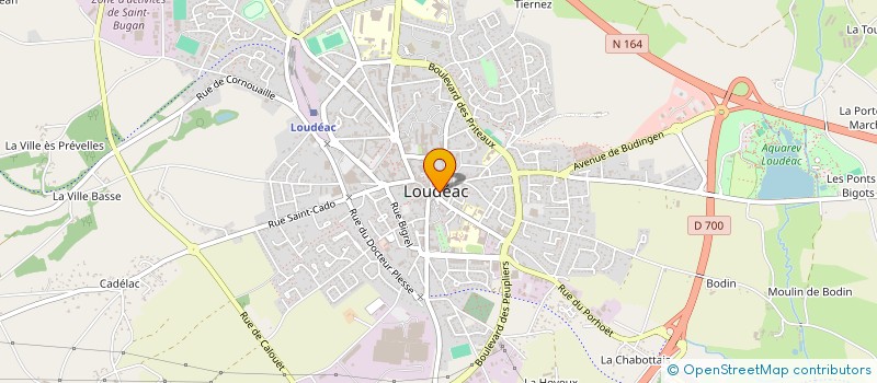 localisation de l'entreprise EMINAD à LOUDEAC