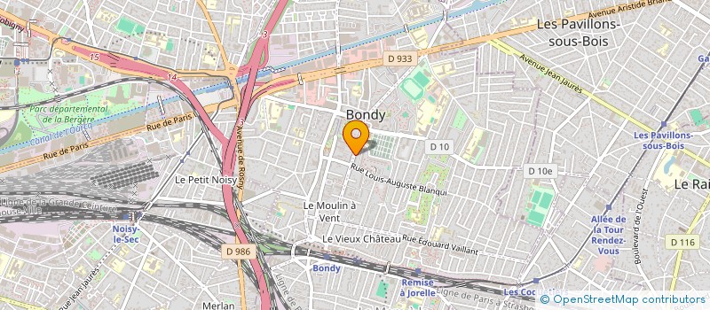 localisation de l'entreprise EMINEA à BONDY