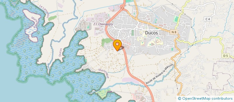 localisation de l'entreprise EMINENCE  DUCOS