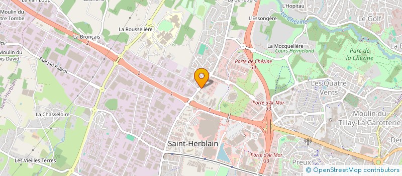 localisation de l'entreprise EMINENCE à SAINT-HERBLAIN