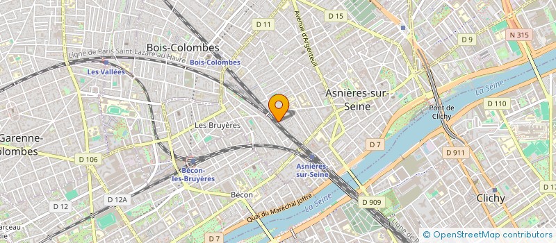 localisation de l'entreprise EMINENCE ASSURANCES  ASNIERES-SUR-SEINE