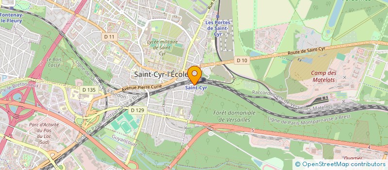 localisation de l'entreprise EMINENCE AUTO à SAINT-CYR-L'ECOLE