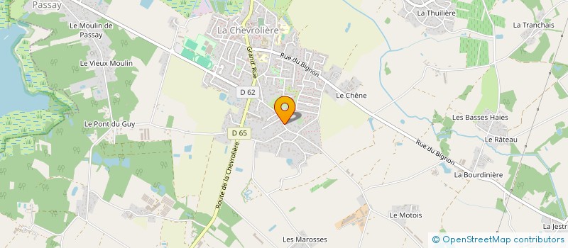 localisation de l'entreprise EMINENCE IMPACT  LA CHEVROLIERE