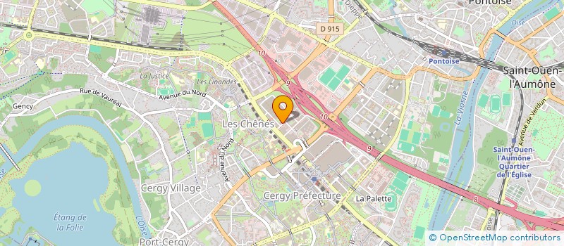 localisation de l'entreprise EMINENCE LIMO  CERGY