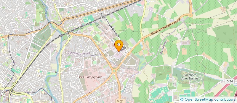 localisation de l'entreprise EMINENCE PATRIMOINE  CASTELNAU-LE-LEZ
