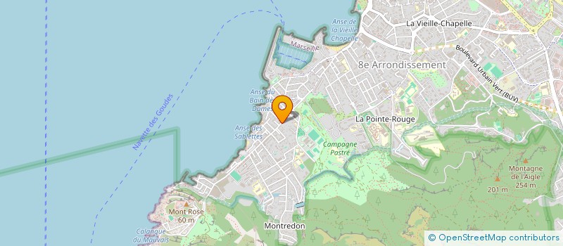 localisation de l'entreprise EMINIMA INVEST à MARSEILLE 8