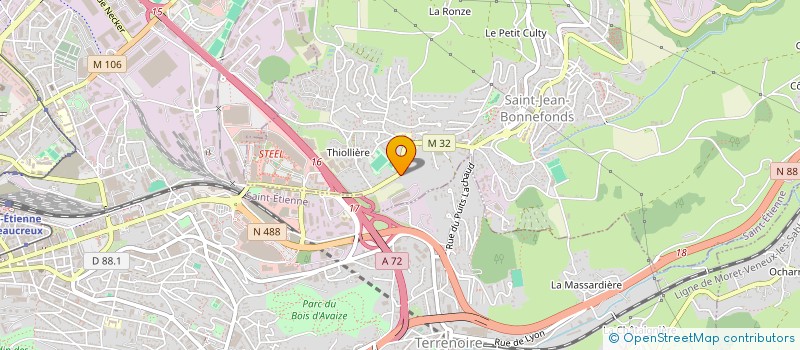 localisation de l'entreprise EMINOA  SAINT-JEAN-BONNEFONDS