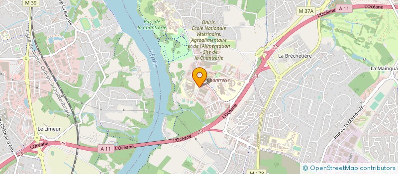localisation de l'entreprise EMINOVE à NANTES