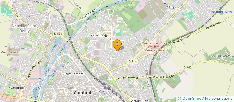 localisation de l'entreprise EMIO CREATIONS  CAMBRAI