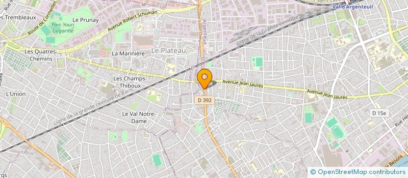 localisation de l'entreprise EMIPA SERVICE à BEZONS