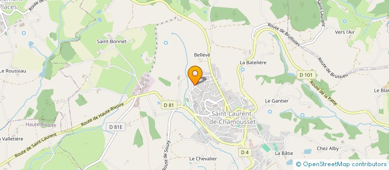 localisation de l'entreprise EMIPAUCLONAT  SAINT-LAURENT-DE-CHAMOUSSET