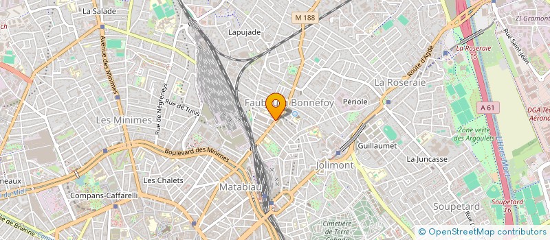 localisation de l'entreprise EMIQUE  TOULOUSE