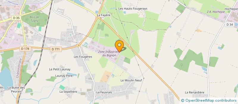 localisation de l'entreprise EMIR 44  ERBRAY