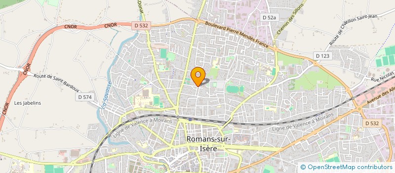 localisation de l'entreprise EMIR  ROMANS-SUR-ISERE