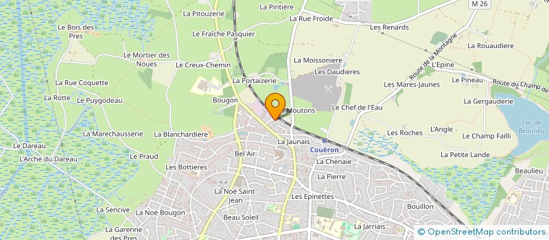localisation de l'entreprise EMIR à COUERON